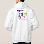 NYAC helles mit Kapuze Sweatshirt (Rückseite)