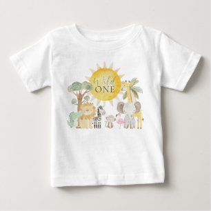 Nyala Safari Tiere Wild Ein erster Geburtstag Baby T-shirt