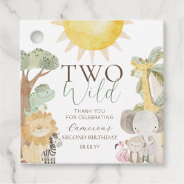 Nyala Safari Tiere Zwei wilde zweite Geburtstag Geschenkanhänger