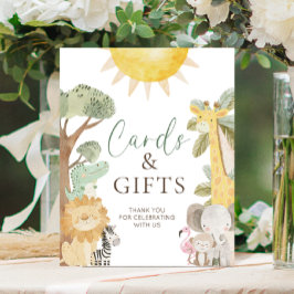 Nyala Safari Tierkarten und Geschenke Poster