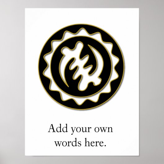 Nyame Ye Ohene | Gott ist König Poster (Vorne)