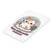 Nyan-glaubwürdige Kutheit - Niedliche Kawaii-Katze Magnet (Linke Seite)