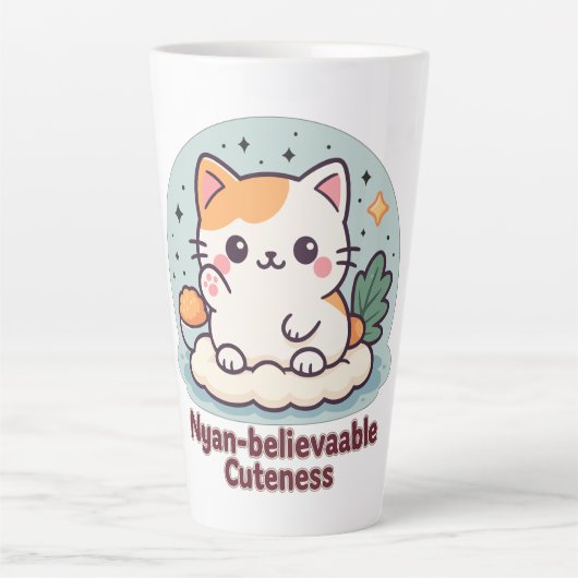 Nyan-glaubwürdige Kutheit - Niedliche Kawaii-Katze Milchtasse (Vorderseite)