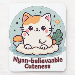 Nyan-glaubwürdige Kutheit - Niedliche Kawaii-Katze Mousepad