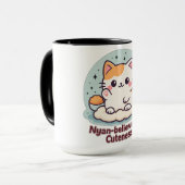 Nyan-glaubwürdige Kutheit - Niedliche Kawaii-Katze Tasse (Vorderseite Links)