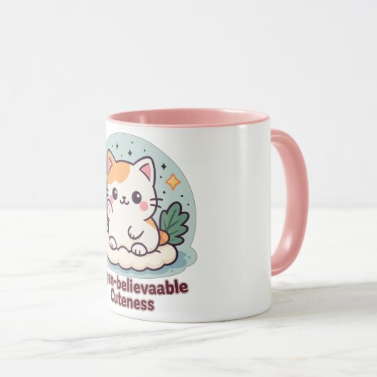 Nyan-glaubwürdige Kutheit - Niedliche Kawaii-Katze Tasse (VorderseiteRechts)