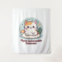 Nyan-glaubwürdige Kutheit - Niedliche Kawaii-Katze Wandteppich