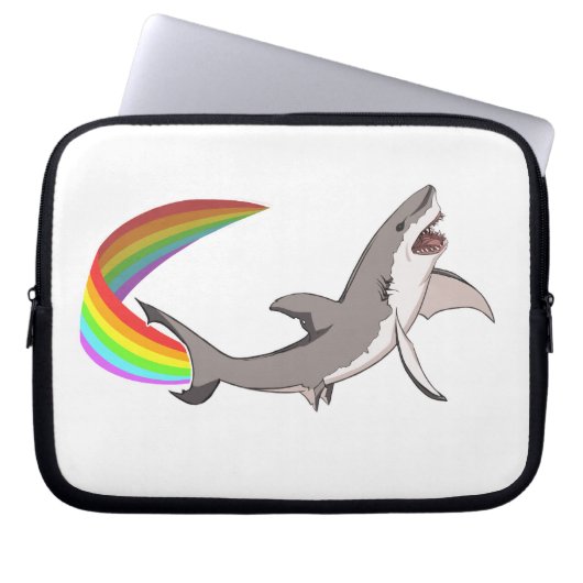 Nyan Haifisch-Laptop-Hülse Laptopschutzhülle (Vorderseite)