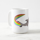 Nyan Haifisch-Tasse Kaffeetasse (Vorderseite Links)
