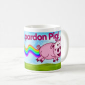 Nyan Katzenentschuldigung Schwein-Tasse 01 Kaffeetasse (VorderseiteRechts)