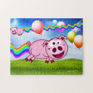 Nyan Katzenentschuldigung Schweinpuzzlespiel Puzzle