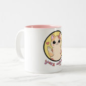 Nyanghaeyo Liebe | Zweifarbige Tasse (Vorderseite Links)