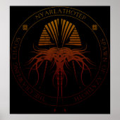 Nyarlathotep Sigil hellfire Poster (Vorne)