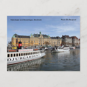 Nybrokajen und Strandvägen, Stockholm... Postkarte