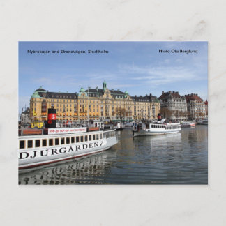 Nybrokajen und Strandvägen, Stockholm... Postkarte