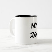 NYC 26,2 ZWEIFARBIGE TASSE (Vorderseite Links)