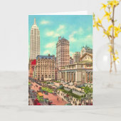 NYC - 42nd Street & 5th Ave. Karte (Gelbe Blume)