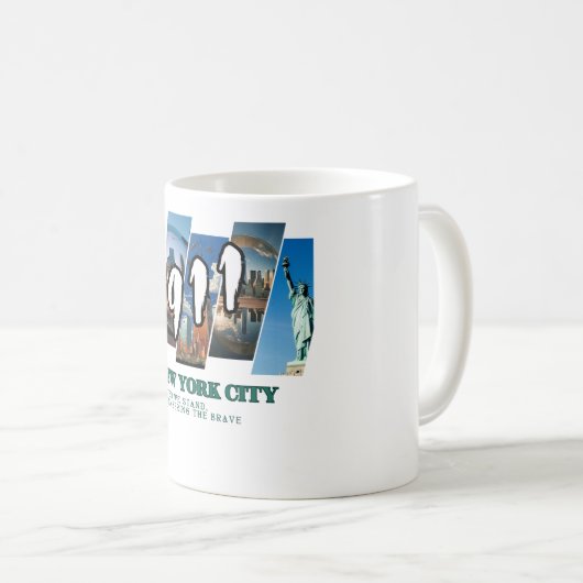 NYC 911 KAFFEETASSE (VorderseiteRechts)