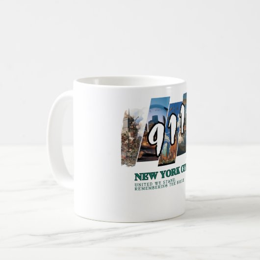NYC 911 KAFFEETASSE (Vorderseite Links)