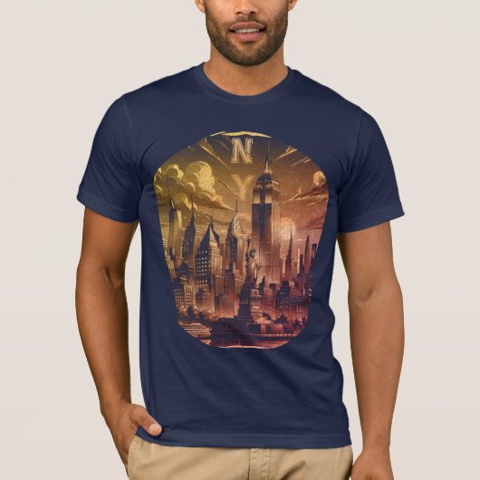 NYC Add Name Graphic T - Shirt (Vorderseite)