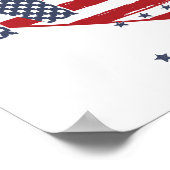 NYC American Flag Heart Poster (Ecke)