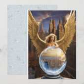 NYC Angel  Dankeskarte (Vorne/Hinten)