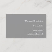 NYC-Ansicht Visitenkarte (Rückseite)