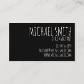 NYC Architecture Skycraper Fotografie Metallic Visitenkarte (Rückseite)