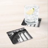 NYC-Architektur III Rechteckiger Pappuntersetzer (Vor Ort)