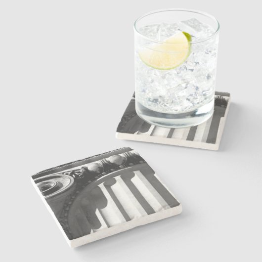 NYC-Architektur III Steinuntersetzer (Seitenansicht)