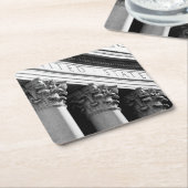 NYC Architektur VIII Rechteckiger Pappuntersetzer (angewinkelt)
