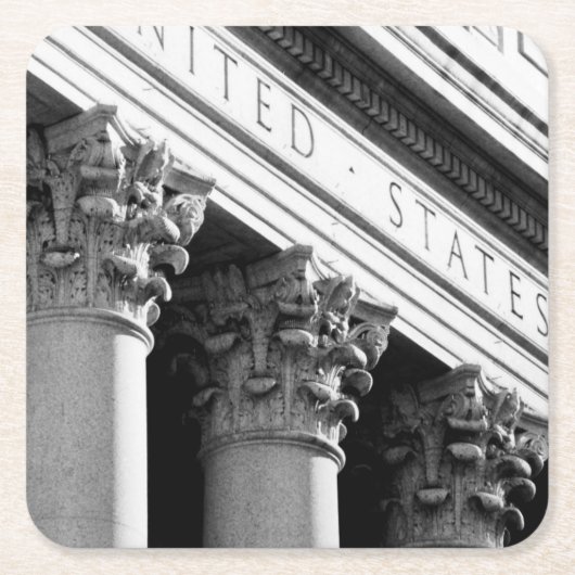 NYC Architektur VIII Rechteckiger Pappuntersetzer (Vorderseite)