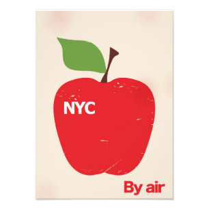 NYC auf dem Luftweg Fotodruck