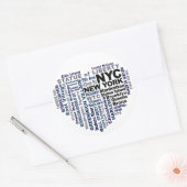 NYC-Aufkleber Runder Aufkleber (Umschlag)