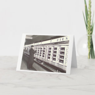 NYC Automat-Foto durch Berenice Abbott Karte