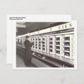NYC Automat Foto von Berenice Abbott Postkarte (Vorne/Hinten)