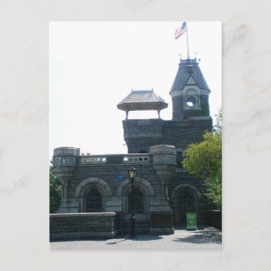 NYC Belvedere Castle Postkarte (Vorderseite)