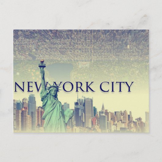 NYC-Bereich Postkarte (Vorderseite)