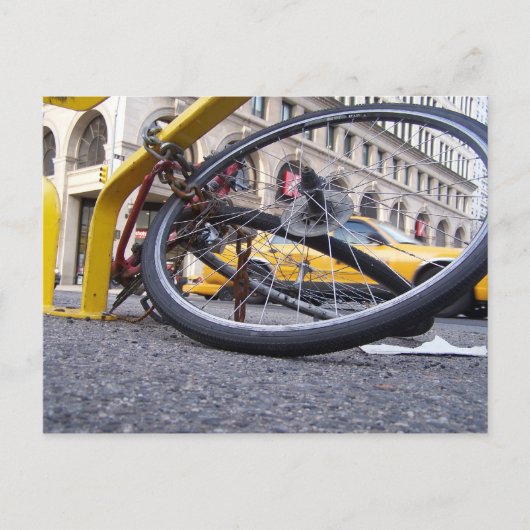 NYC Bike Postkarte (Vorderseite)