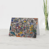 NYC Bird-Ansicht | Joaquín Torres-García Karte (Vorderseite)