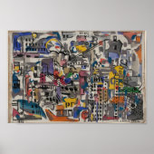 NYC Bird-Ansicht | Joaquín Torres-García Poster (Vorne)