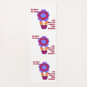 NYC Blooms Yogamatte (Rückseite)