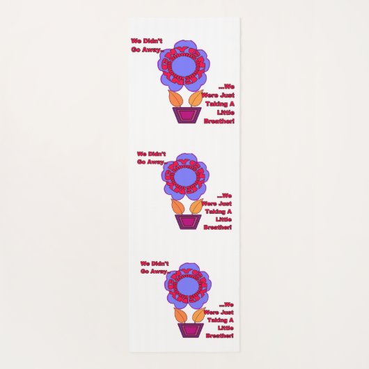 NYC Blooms Yogamatte (Rückseite)