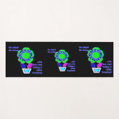 NYC Blooms Yogamatte (Vorderseite (Horizontal))