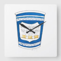 NYC Blue Griechisches Abendessen Coffee Happy zu s