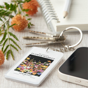 NYC Blume Market Lower East Farbiger Schlüsselanhä Schlüsselanhänger