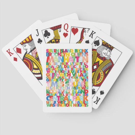 NYC Boroughs Classic Playing Cards Spielkarten (Rückseite)