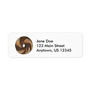 NYC Breakfast Marble Rye Bagel Bagels Labels