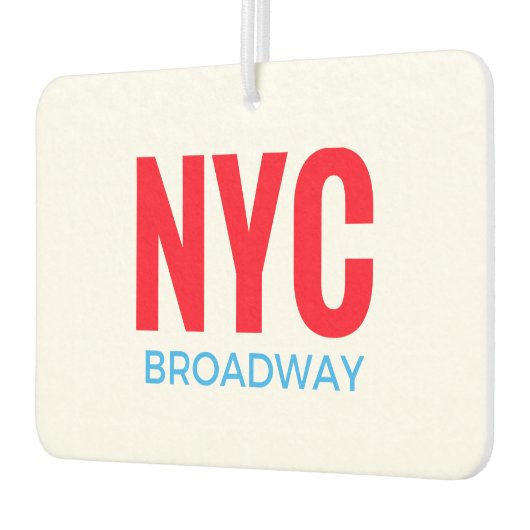 NYC Broadway Autolufterfrischer (Links)