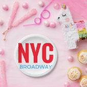 NYC Broadway Pappteller (Party)